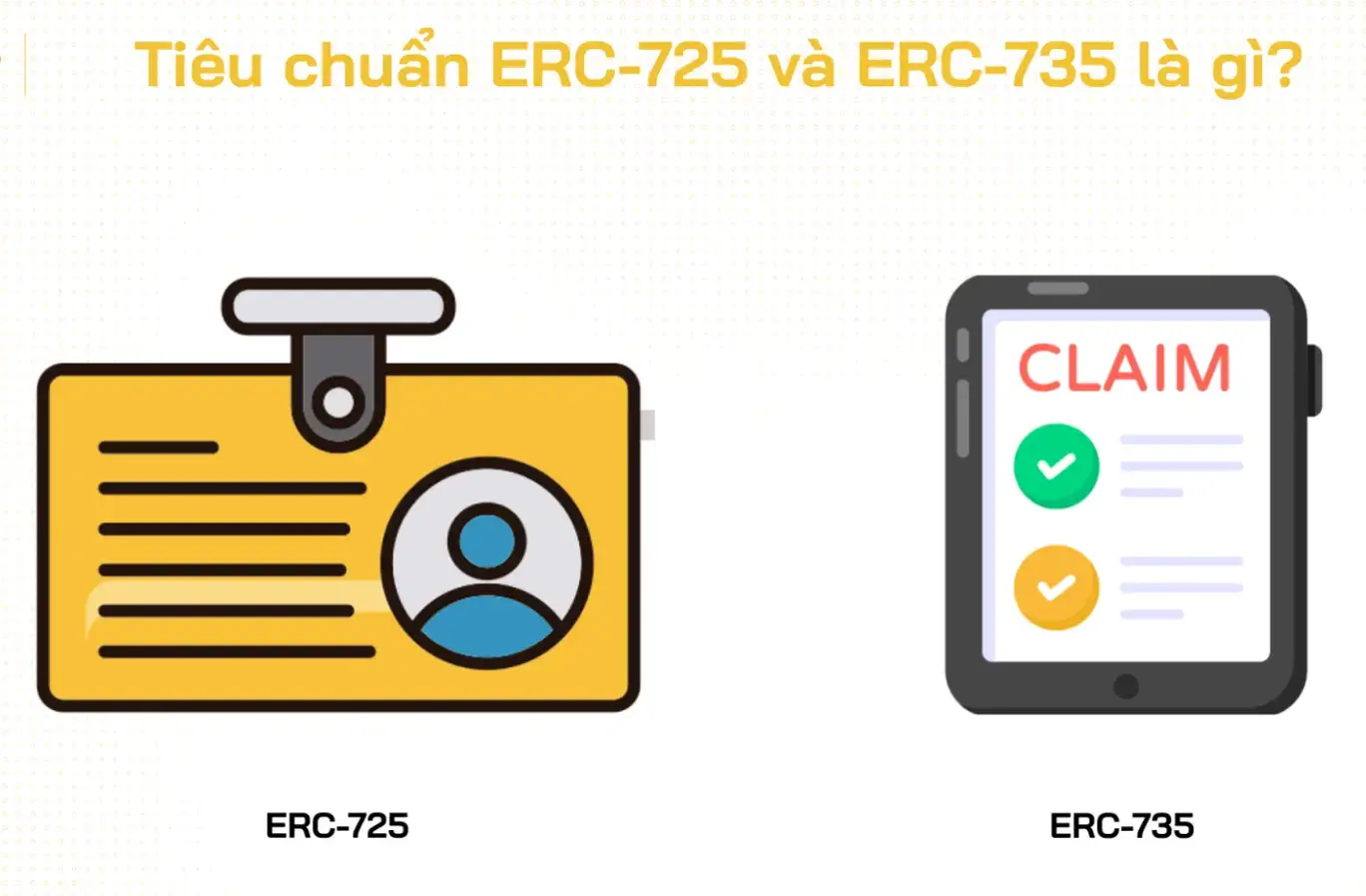 ERC-735 là gì? ERC-725 là gì? Tiêu chuẩn phục vụ Identity